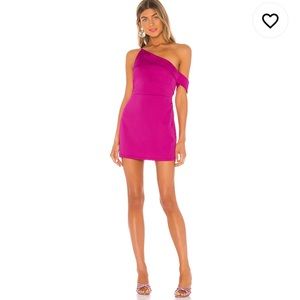 Superdown- Keyonne Mini Dress in Magenta